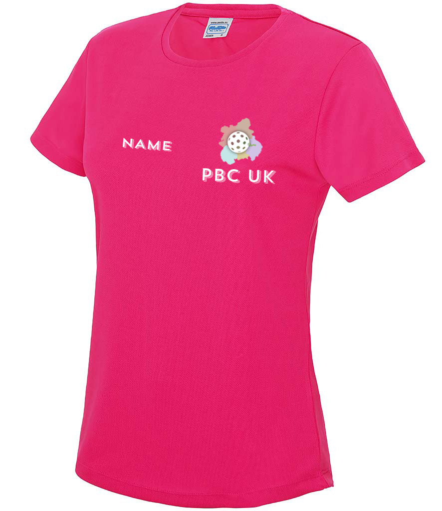 Pickleball Central UK - Ladies Player Top [Colour - Hot Pink]