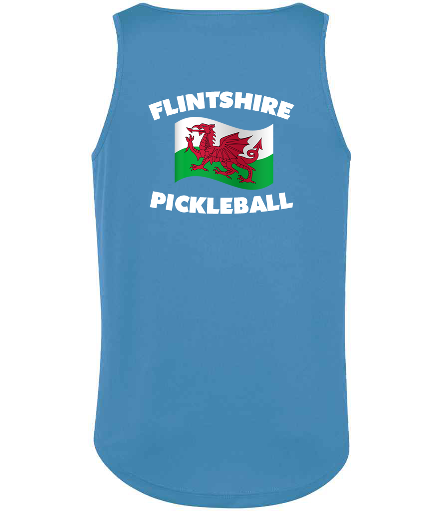 Flintshire Pickleball Mens Player Vest [Colour - Sapphire Blue]