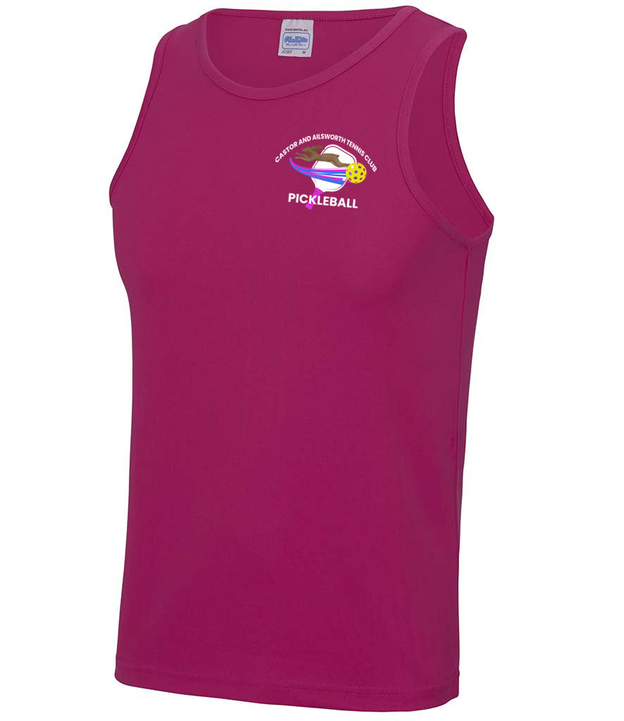 Castor and Ailsworth Mens Player Vest [Colour - Hot Pink]