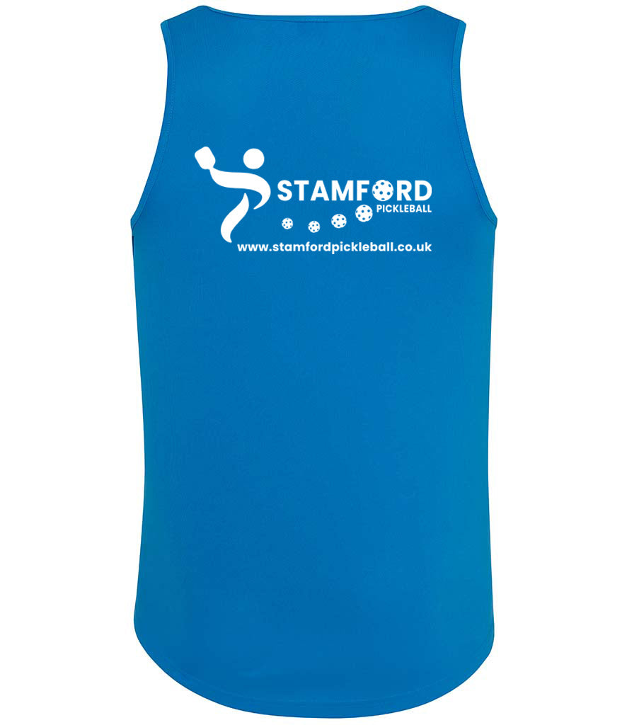 Stamford Pickleball Club Mens Vest [Colour – Sapphire Blue]