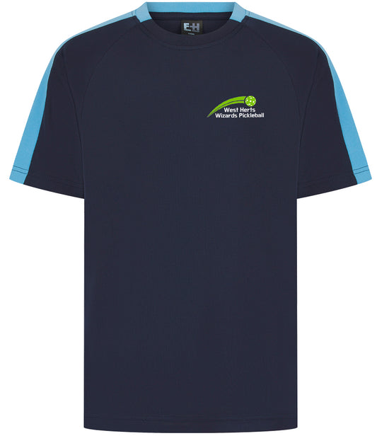 West Herts Premium Player Top [Colour - Navy With Sky Blue Trim]