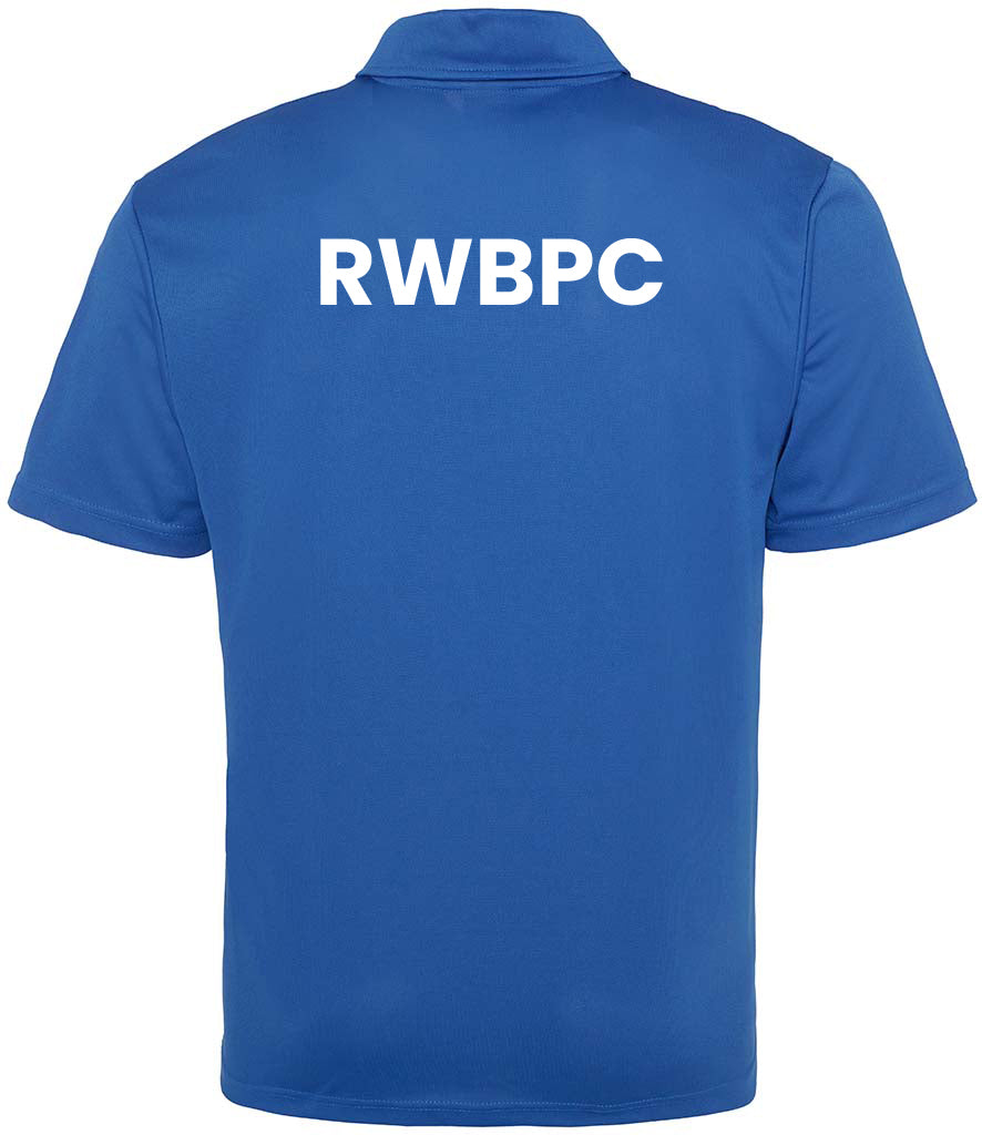 Royal Wootton Bassett Pickleball Club Unisex Polo Player Top [Colour - Royal Blue]