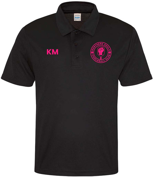 Northern Souls Polo Top [Colour - Jet Black]