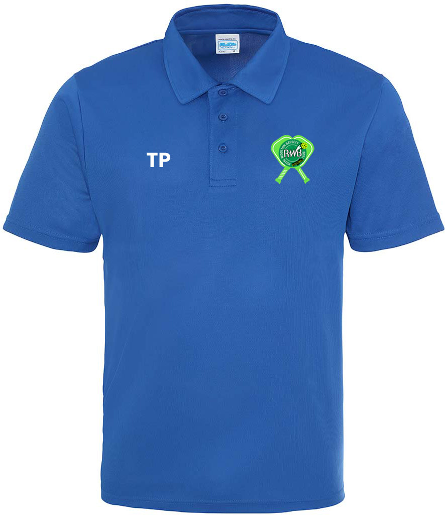 Royal Wootton Bassett Pickleball Club Unisex Polo Player Top [Colour - Royal Blue]
