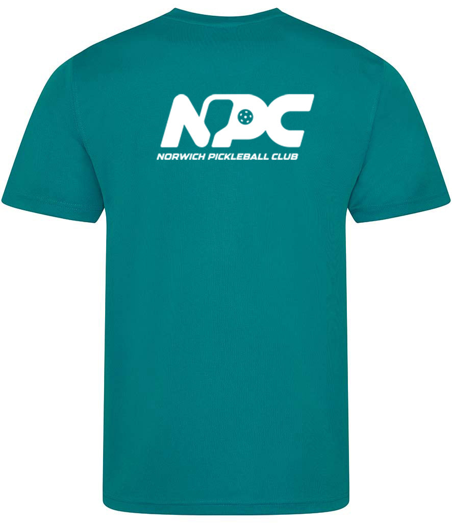 Norwich Pickleball Club Unisex Player Top [Colour – Jade]