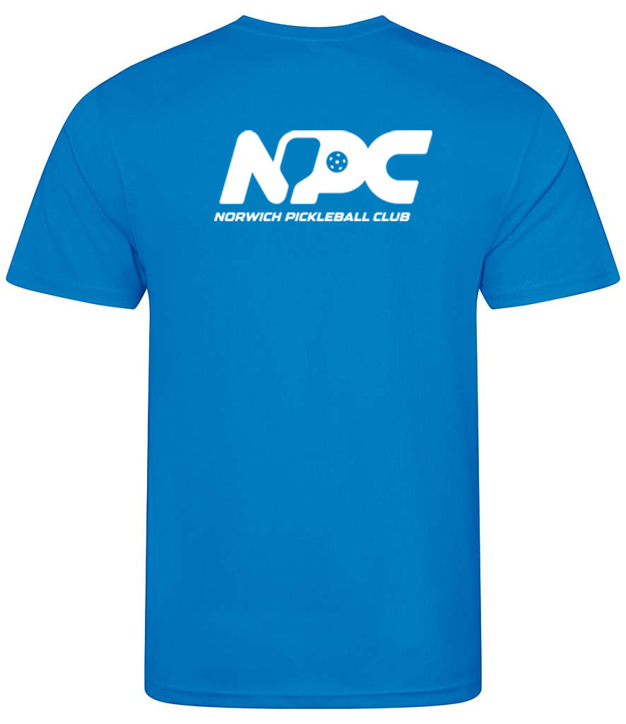 Norwich Pickleball Club Unisex Player Top [Colour – Sapphire Blue]