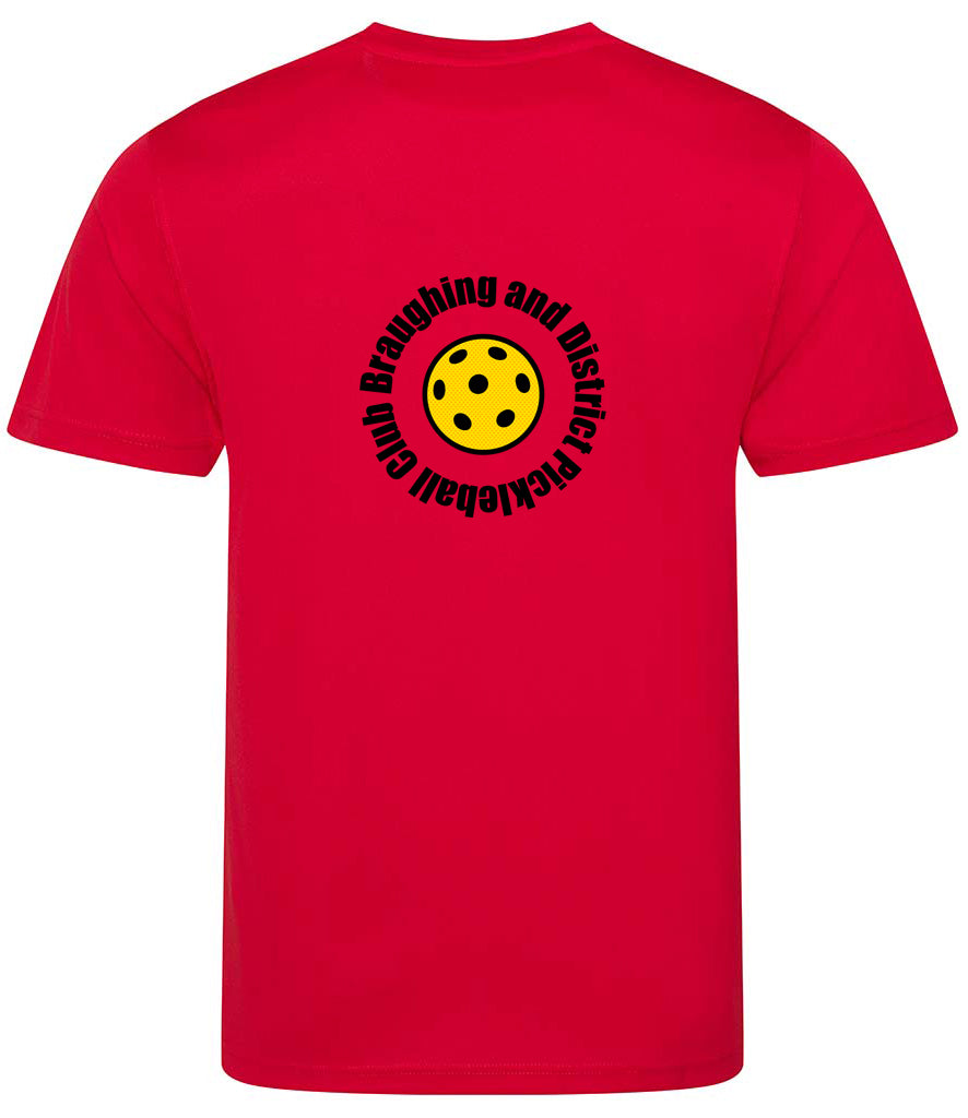 BaD Pickleball Unisex Player Top [Colour - Fire Red]