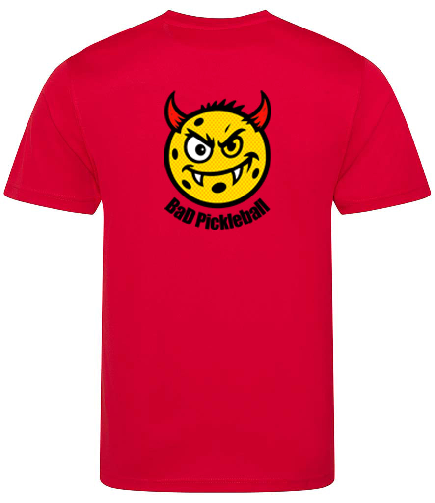 BaD Pickleball Unisex Player Top [Colour - Fire Red]