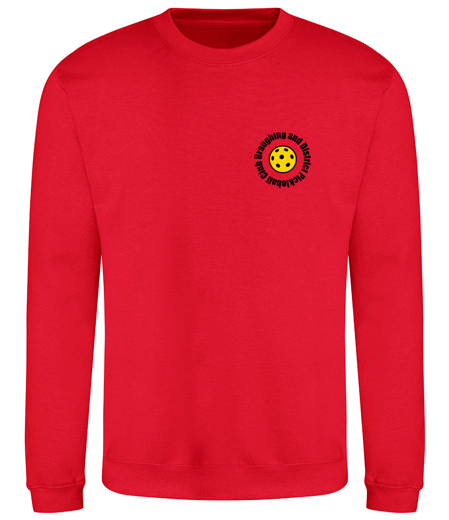 BaD Pickleball Unisex Sweatshirt [Colour - Fire Red]
