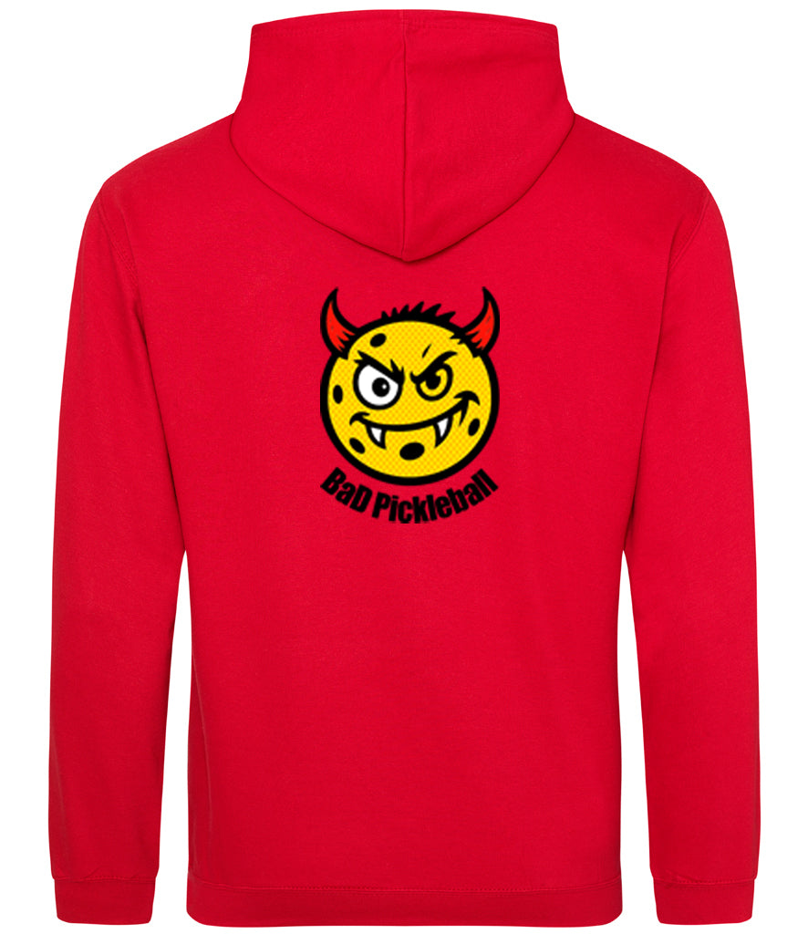 BaD Pickleball Unisex Hoodie [Colour - Fire Red]
