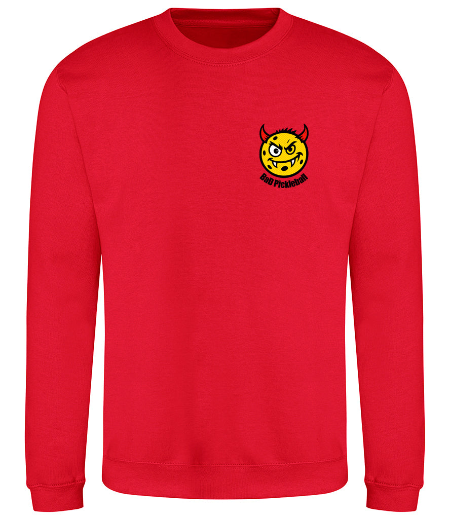BaD Pickleball Unisex Sweatshirt [Colour - Fire Red]