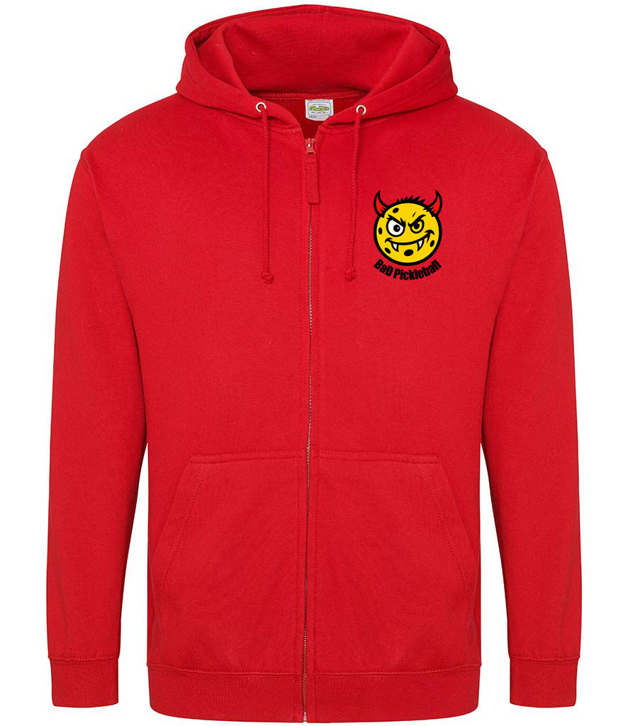 BaD Pickleball Unisex Zoodie [Colour - Fire Red]
