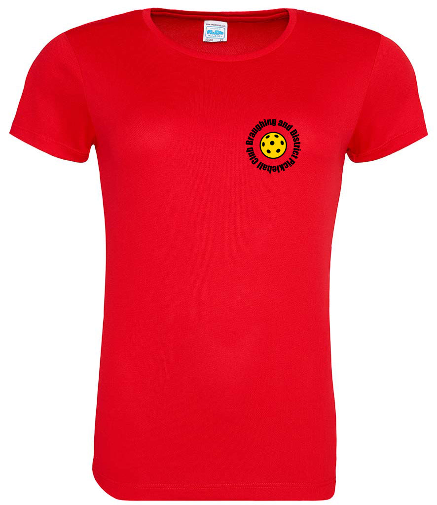 BaD Pickleball Ladies Player Top [Colour - Fire Red]