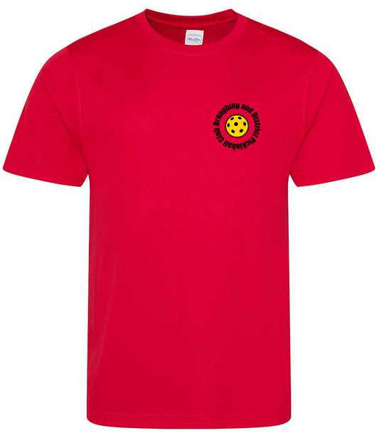 BaD Pickleball Unisex Player Top [Colour - Fire Red]