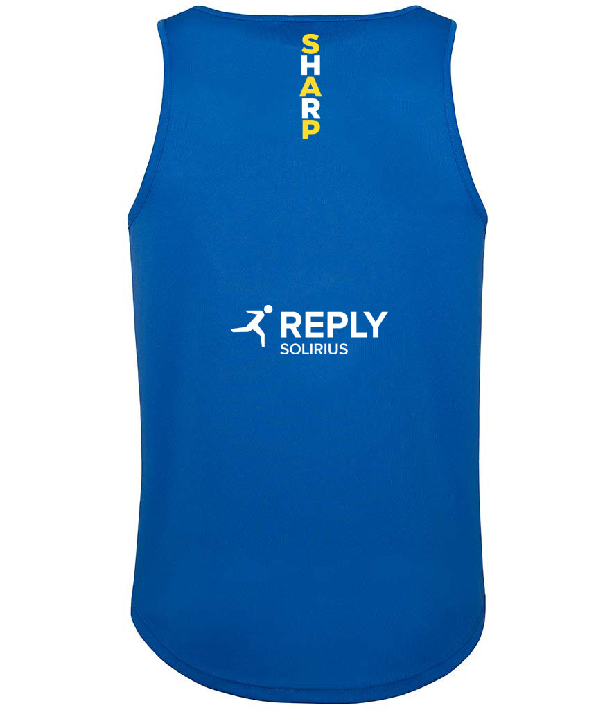 SHARP Pickleball Mens Player Vest [Colour - Royal Blue]