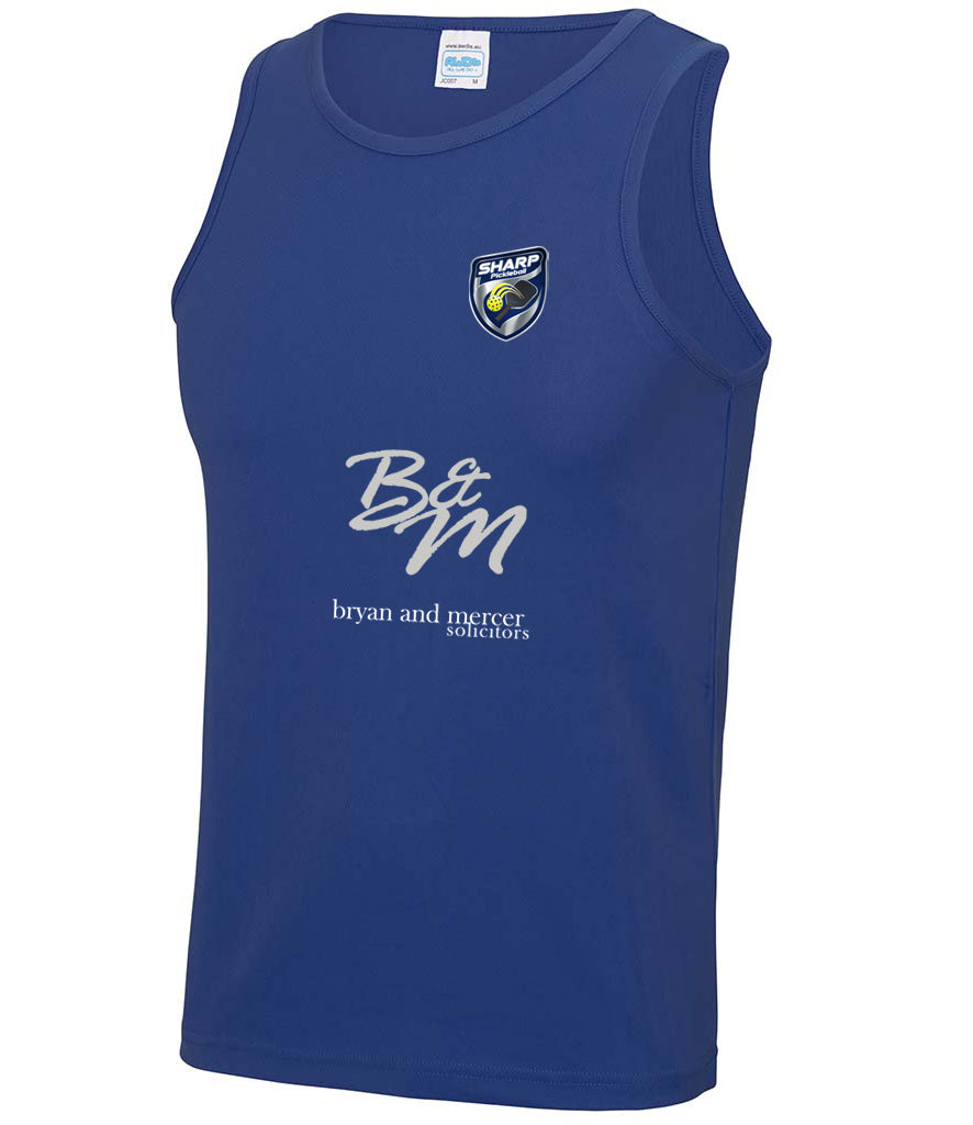 SHARP Pickleball Mens Player Vest [Colour - Royal Blue]