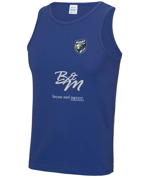 SHARP Pickleball Mens Player Vest [Colour - Royal Blue]