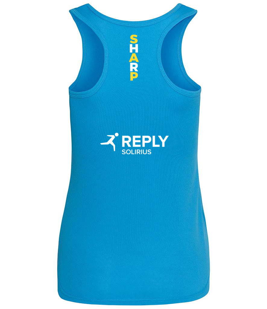 SHARP Pickleball Ladies Cool Vest [Colour - Sapphire Blue]
