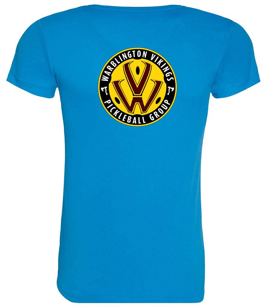Warblington Vikings Ladies Cool T Player Top [Colour - Sapphire Blue]