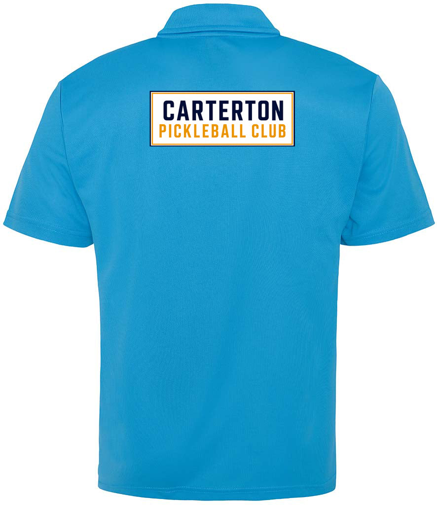 Carterton Pickleball Unisex Polo Top [Colour - Sapphire Blue]