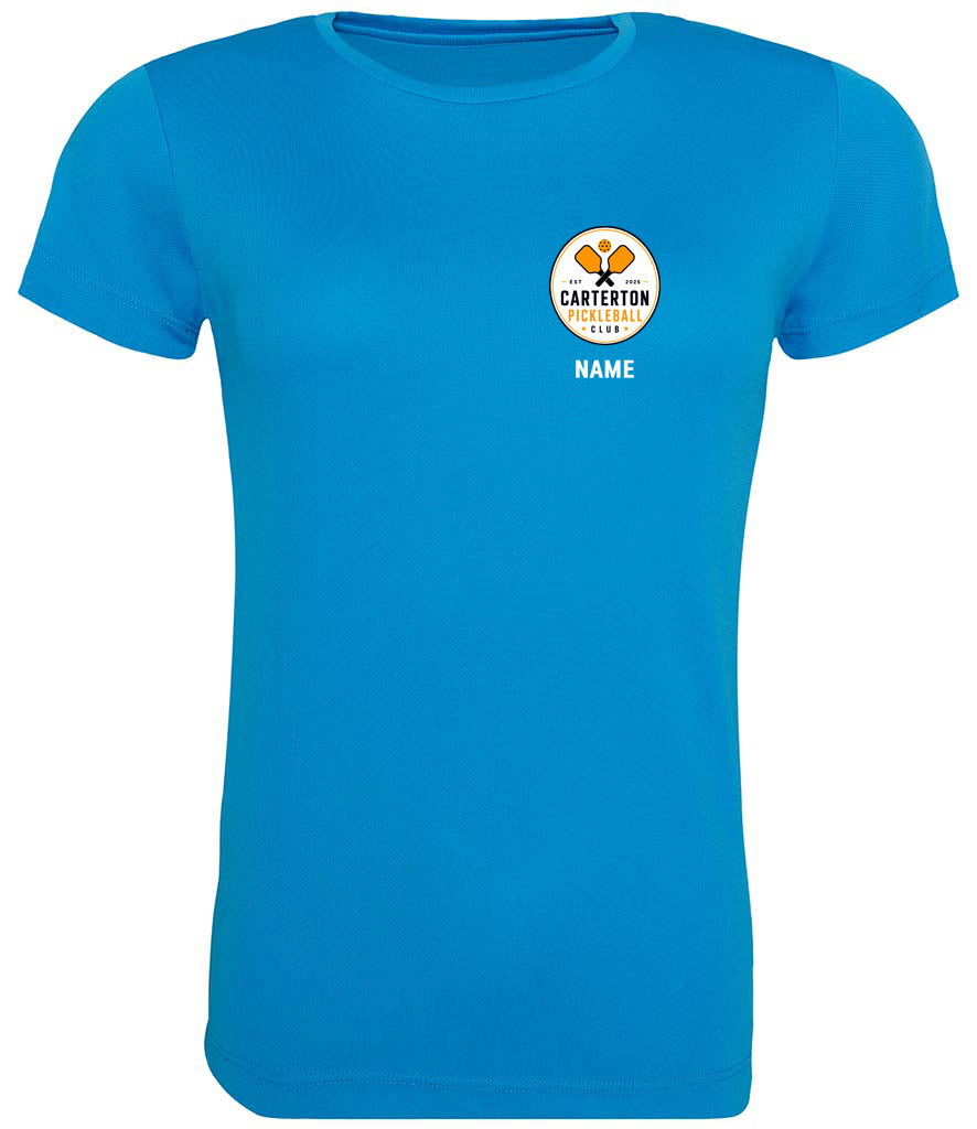 Carterton Pickleball Club Ladies Player Top [Colour – Sapphire Blue]