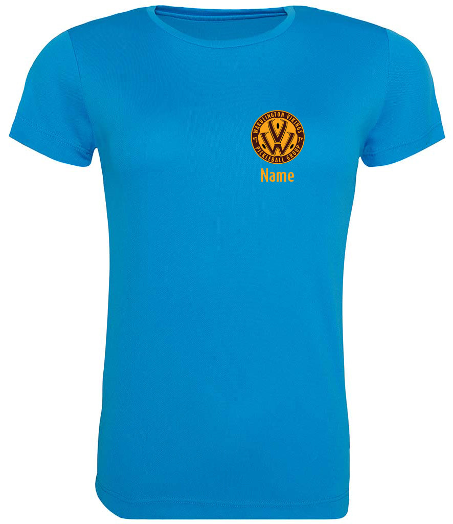 Warblington Vikings Ladies Cool T Player Top [Colour - Sapphire Blue]