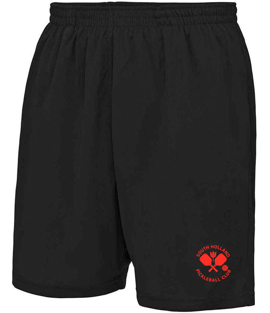 South Holland Pickleball Club Shorts [Colour - Black]