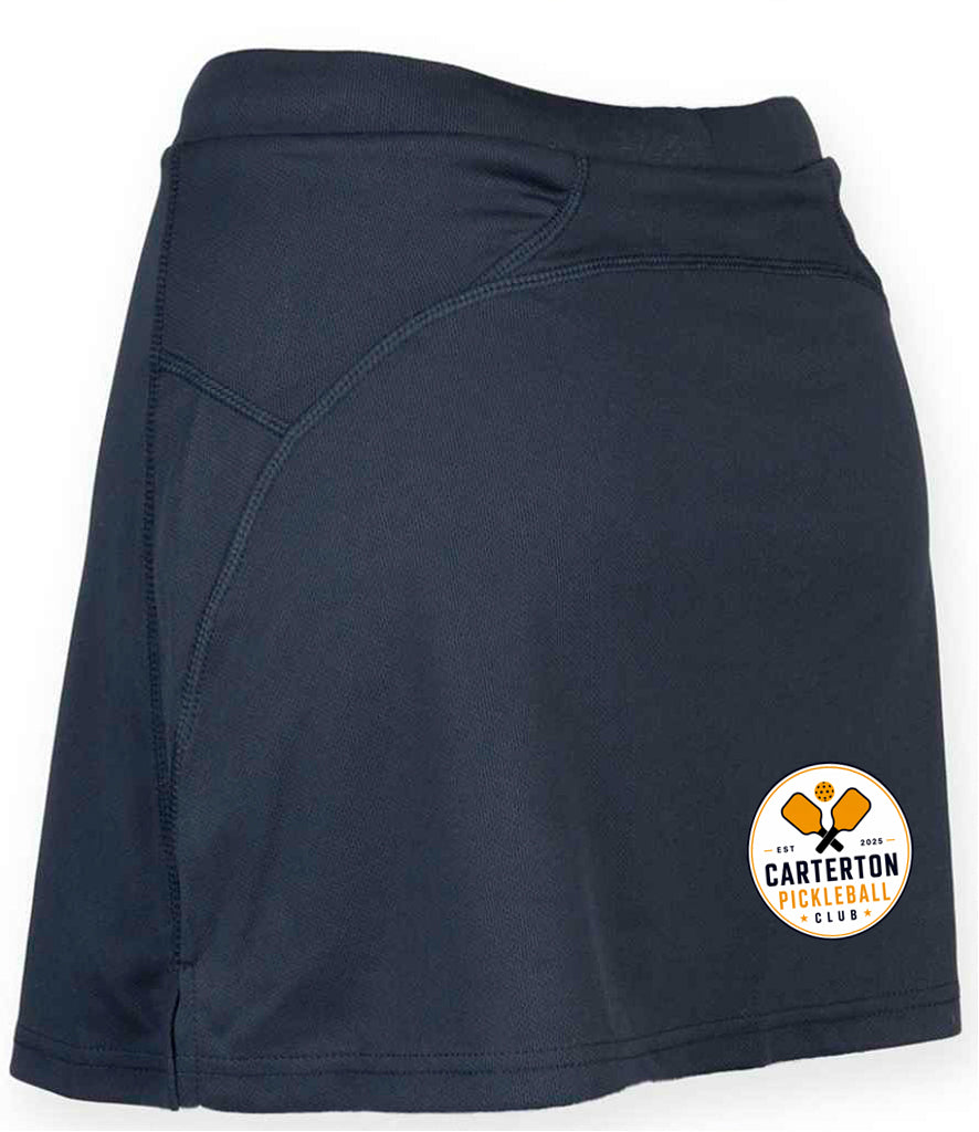 Carterton Pickleball Club Ladies Skort [Colour - Navy]