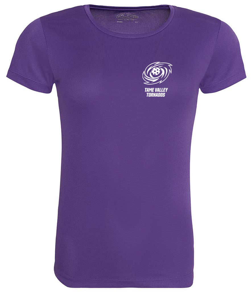 Tame Valley Tornados Pickleball Club Ladies Player Top [Colour – Purple]