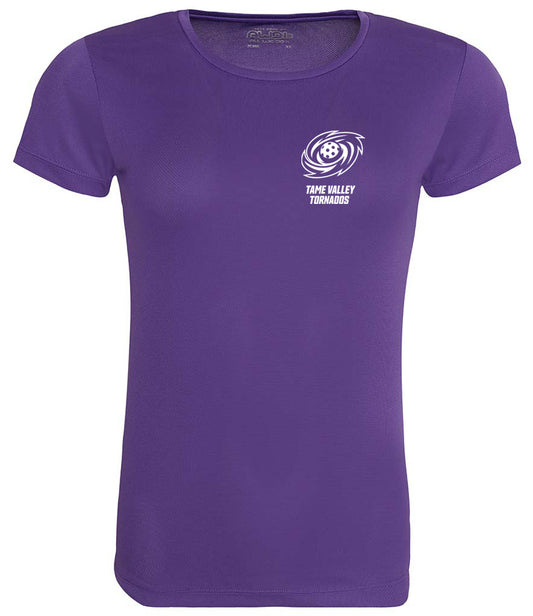 Tame Valley Tornados Pickleball Club Ladies Player Top [Colour – Purple]