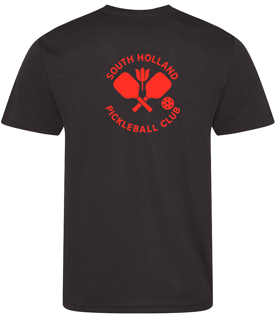 South Holland Pickleball club Unisex Player Top [Colour - Jet Black]