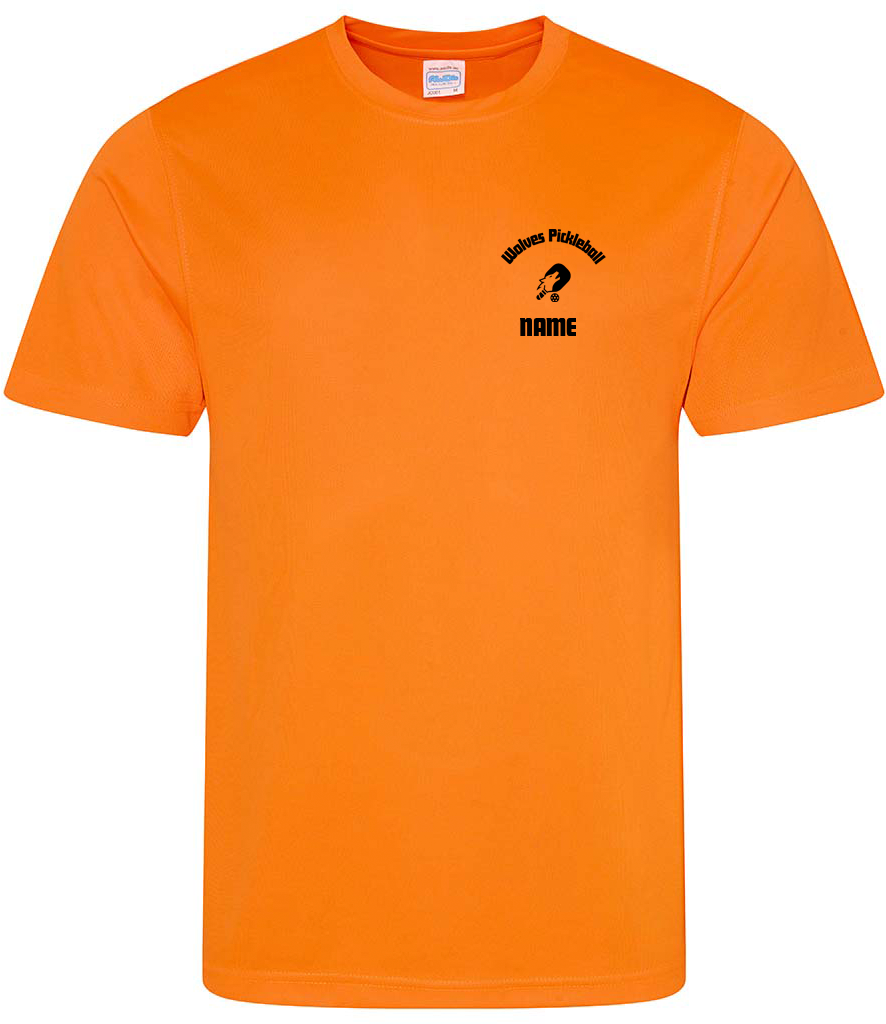 Wolves Pickleball Unisex Player Top [Colour - Electric Orange]
