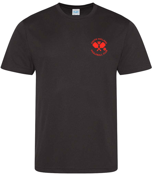 South Holland Pickleball club Unisex Player Top [Colour - Jet Black]