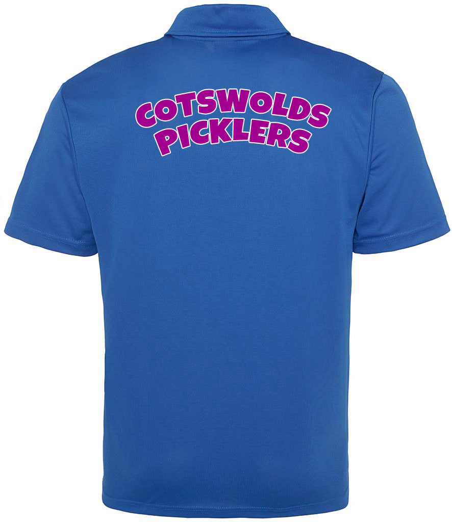 Cotswolds Picklers Unisex Polo Top [Colour - Royal Blue]