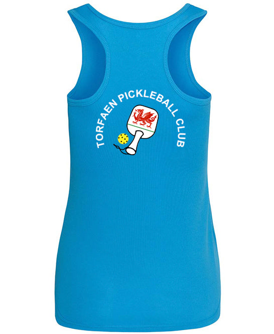 Torfaen Pickleball Club Ladies Vest [Colour – Sapphire Blue]