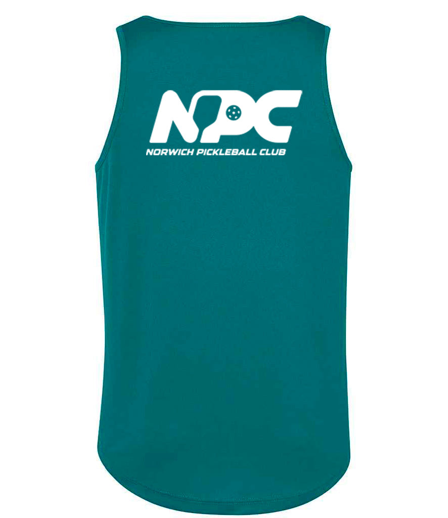 Norwich Pickleball Club Mens Player Vest [Colour - Jade]