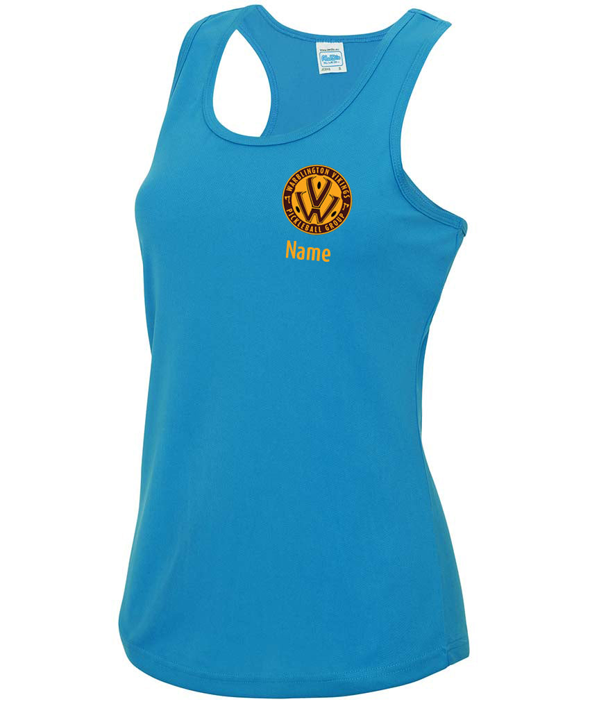 Warblington Vikings Ladies Cool Vest [Colour - Sapphire Blue]