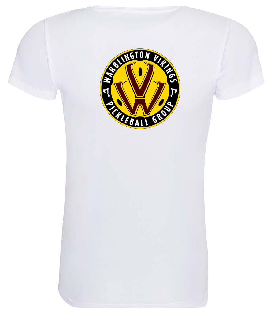 Warblington Vikings Ladies Cool T Player Top [Colour - Arctic White]