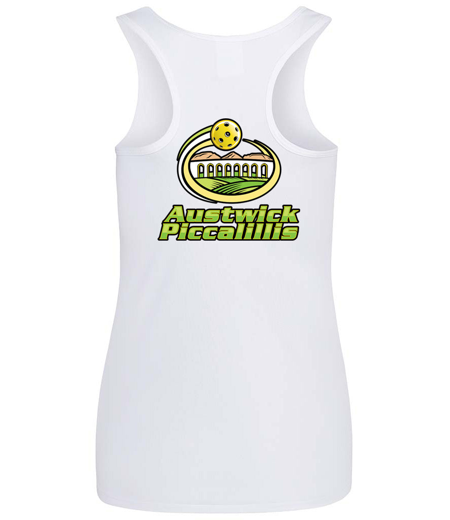 Austwick Pickleball Ladies Player Vest [Colour - White]