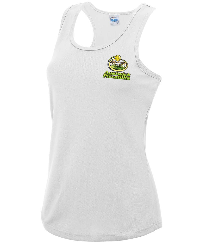 Austwick Pickleball Ladies Player Vest [Colour - White]