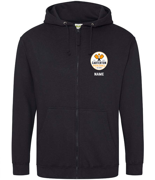 Carterton Pickleball Club Unisex Zoodie [Colour - Jet Black]