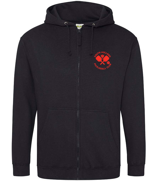 South Holland Pickleball Club Unisex Zoodie [Colour - Jet Black]