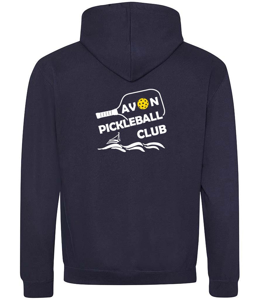 Avon Pickleball Unisex Contrast Zoodie [Colour - New French Navy/Fire Red]