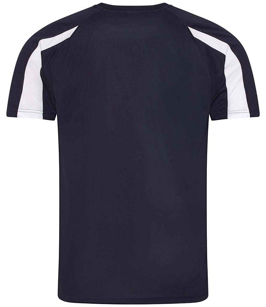 Unisex Contrast Player Top [Colour - French Navy/Arctic White] Back