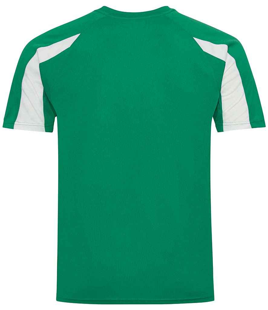 Unisex Contrast Player Top [Colour - Kelly Green/Arctic White] Back