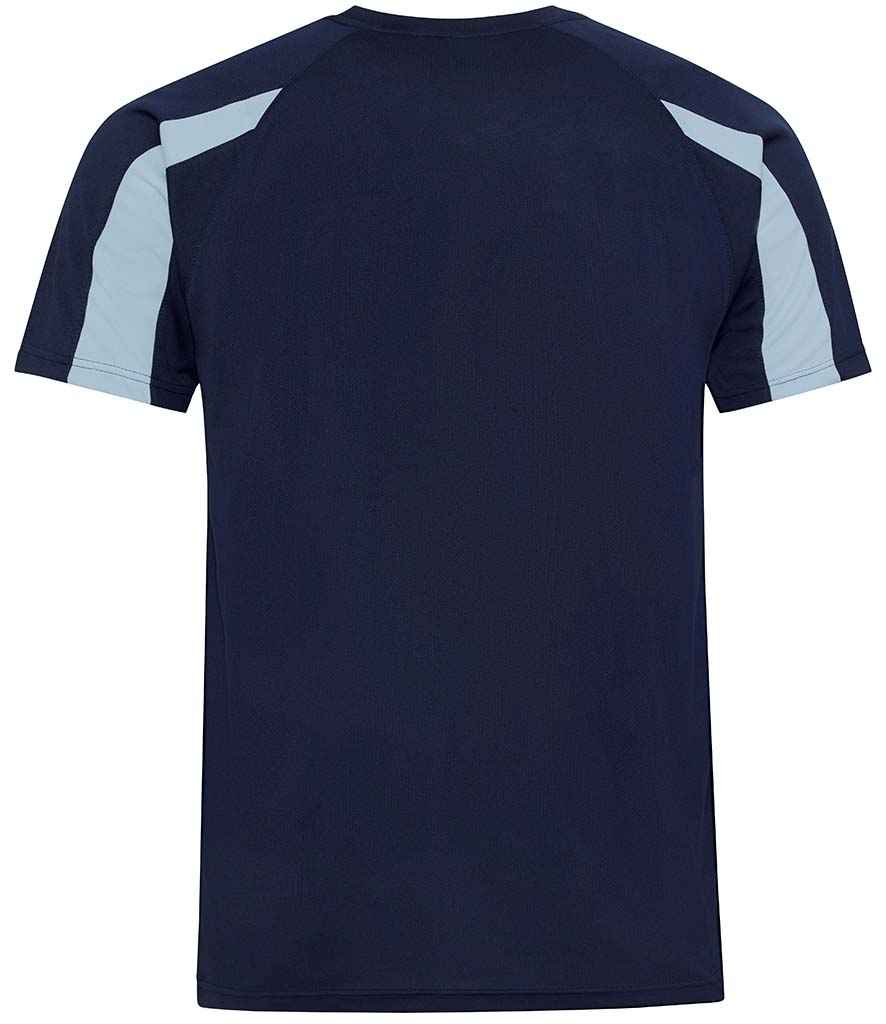 Unisex Contrast Player Top [Colour - Oxford Navy/Sky Blue] Back