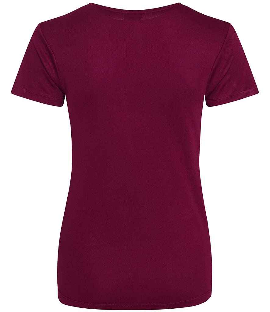 Ladies Cool T Player Top [Colour - Burgundy] Back