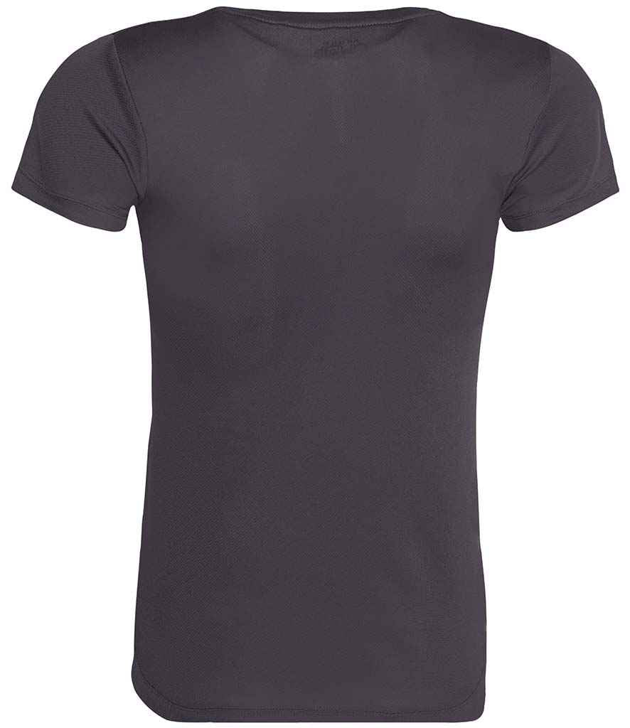 Ladies Cool T Player Top [Colour - Charcoal] Back
