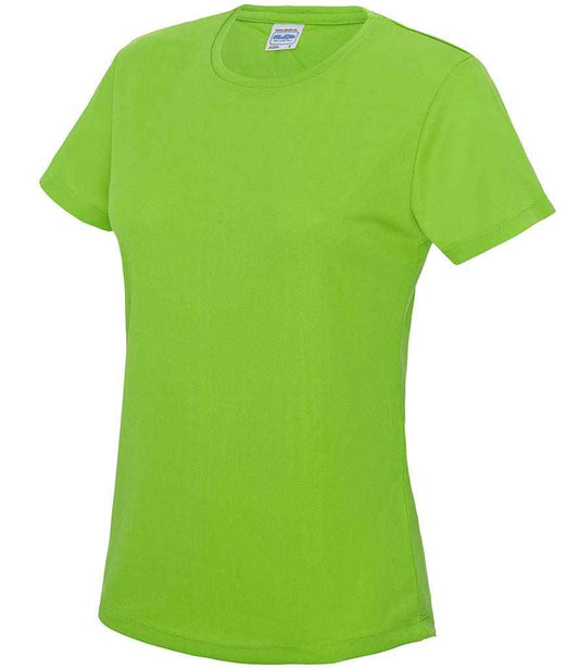 Ladies Cool T Player Top [Colour - Electric Green] Front