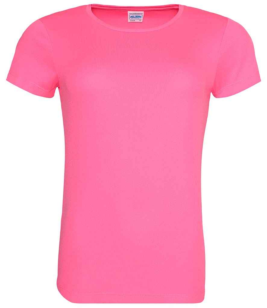 Ladies Cool T Player Top [Colour - Electric Pink] Front
